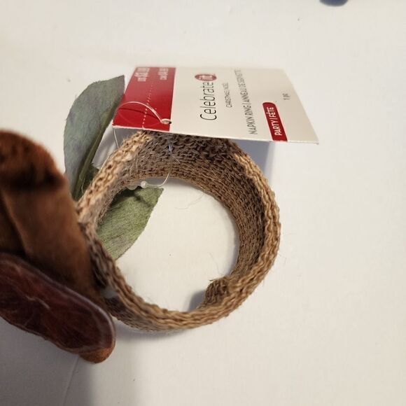 Celebrate it Set of Four Fall / Winter Napkins Holders NWT - Picture 3 of 6